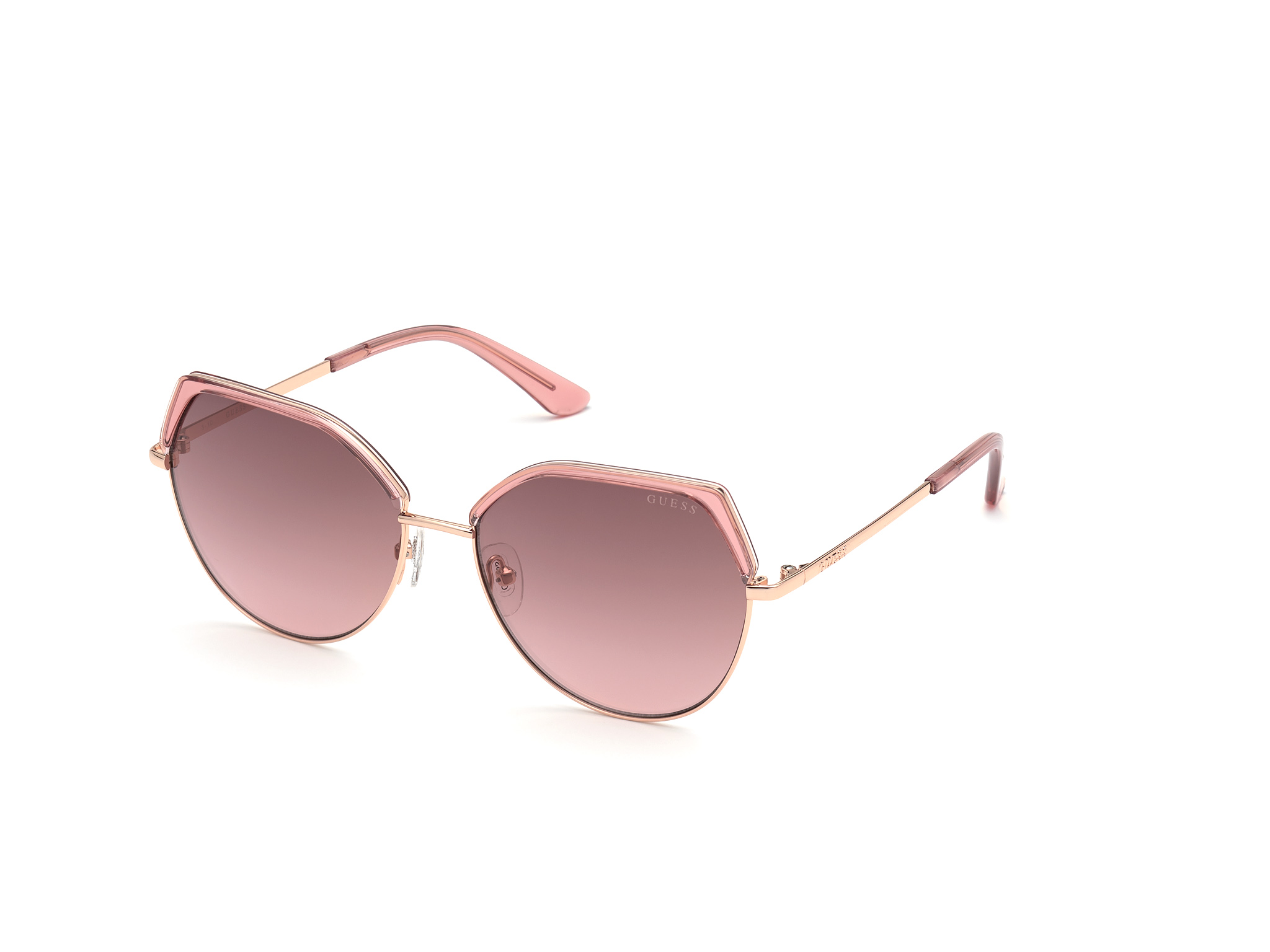 Guess pink hotsell mirror sunglasses